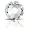 Preciosa VIVA12 72-Piece SS30 Czech Glass Flat Back Rhinestones